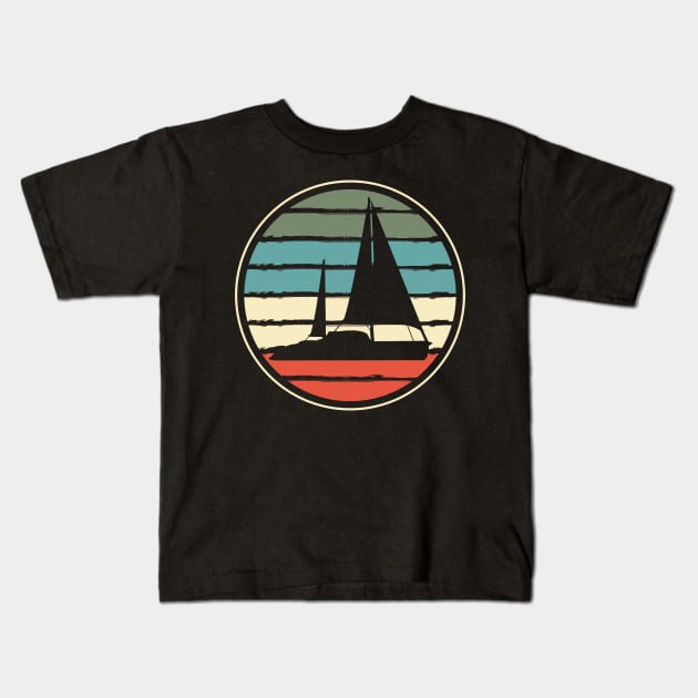 Sailboat Sailing Kids T-Shirt by KAWAIITEE